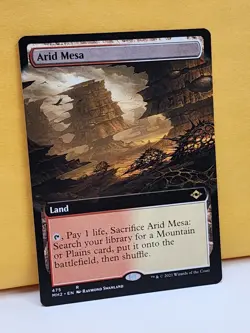 1x EXTENDED ART Arid Mesa, NM, Modern Horizons 2 (MH2), Magic the Gathering, MtG - Image 3