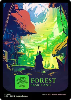 Forest #291 Full Art The Lost Caverns of Ixalan NM MTG - Image 1