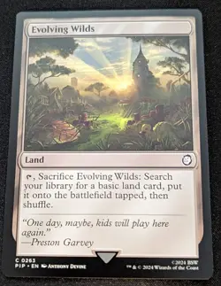 MTG - Evolving Wilds - Universes Beyond: Fallout - Pack Fresh!! - Image 1