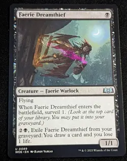 MTG - Faerie Dreamthief - Wilds of Eldraine - Pack Fresh!! - Image 1
