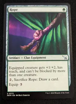 MTG - Rope - Foil Murders at Karlov Manor - Pack Fresh!! - Image 1