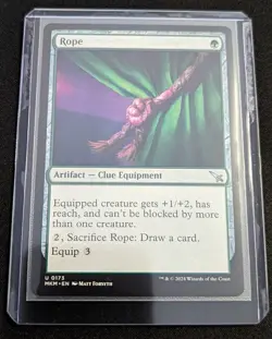 MTG - Rope - Foil Murders at Karlov Manor - Pack Fresh!! - Image 2