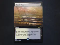 Marsh Flats Extended Art NM [Modern Horizons 2] Mtg Magic Free Tracking! - Image 1