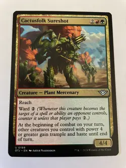 MTG Cactusfolk Sureshot (199/440) Outlaws of Thunder Junction Never Played - Image 1