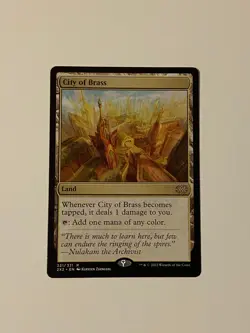 Magic the Gathering : DOUBLE MASTERS 2022 City of Brass NM MTG - Image 1