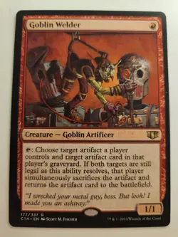 MTG Goblin Welder Commander 2014 177/337 Regular Rare - Image 1