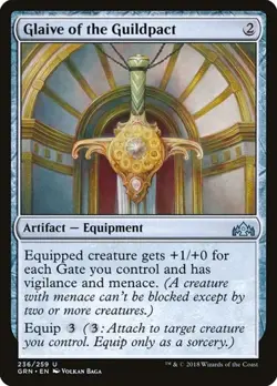 Glaive of the Guildpact - Foil GRN NM MTG - Image 1