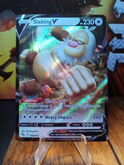 2022 Pokemon Go Slaking V #058 VLP-NM - Image 1