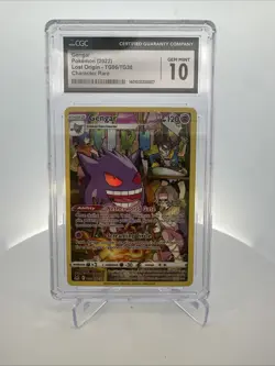 Pokemon GRADED Gengar Gallery Holo TG06/TG30 Lost Origin 10 CGC - Image 1