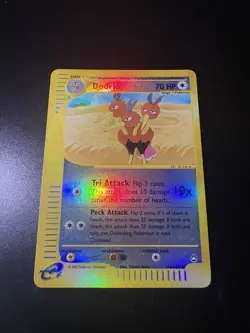 Pokemon Expedition Dodrio Reverse Holo 46/147 Rare E-Reader WOTC 2002 - Image 1