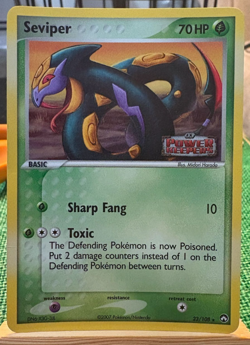 Seviper 23/108 Pokemon Card Ex Power Keepers Reverse Holo Rare Stamped - Image 1