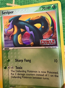 Seviper 23/108 Pokemon Card Ex Power Keepers Reverse Holo Rare Stamped - Image 2
