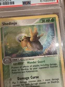 2003 POKEMON EX DRAGON #11 SHEDINJA-HOLO PSA 9 MINT - Image 3