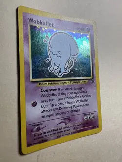 Pokemon TCG - Wobbuffet 16/75 Holo Rare Neo Discovery Unlimited WOTC - LP - Image 3