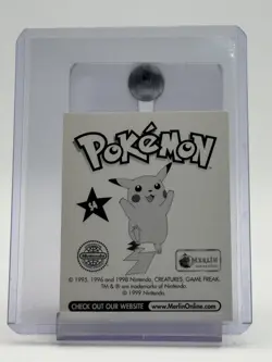 BLASTOISE 1999 MERLIN POKEMON STICKER SPARKLE PRISM HOLO #S4 Q6233 - Image 2