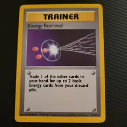 Energy Retrieval 81/102 Uncommon Base Set - Image 1