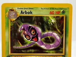 Arbok 31/62 Uncommon 1st Edition Fossil NM/LP Pokemon - Image 2