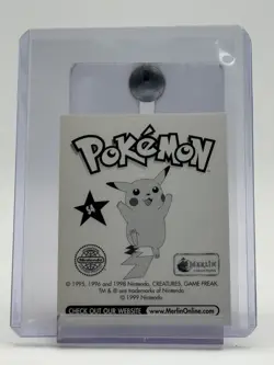 BLASTOISE 1999 POKEMON MERLIN STICKER HOLO SPARKLE PRISM #S4 Q6233 - Image 2