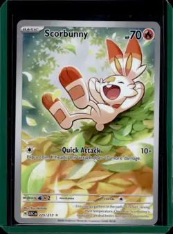 2026 Pokemon Ascended Heroes Scorbunny Illustration Rare #225/217 - Image 1