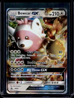 2016-19 Pokemon SM Black Star Promos Bewear Holo #SM34 - Image 1