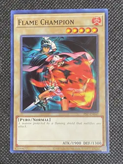 YuGiOh! - Flame Champion PSV-EN041 Common 25th Anniversary Edition Near Mint - Image 1