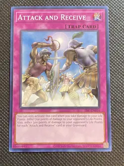3x YuGiOh! - Attack and Receive PSV-EN054 Common 25th Anniversary Edition NM - Image 2
