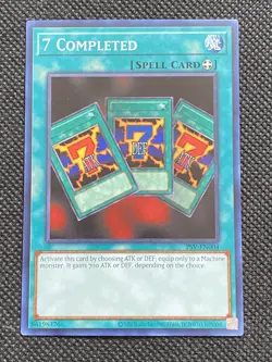 YuGiOh! - 7 Completed PSV-EN004 Common 25th Anniversary Edition Near Mint - Image 1