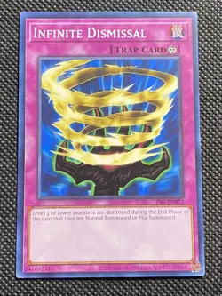 3x YuGiOh! - Infinite Dismissal PSV-EN072 Common 25th Anniversary Edition NM - Image 2