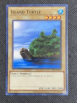 YuGiOh! - Island Turtle PSV-EN095 Common 25th Anniversary Edition Near Mint - Image 1