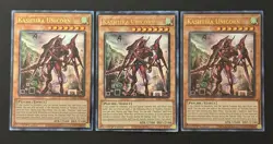2026 YUGIOH RARITY RA05 1ST ED ULTIMATE RARE KASHTIRA UNICORN X3 NM SET - Image 1