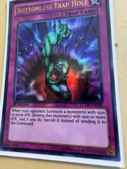 Yu-Gi-Oh! TCG Bottomless Trap Hole LCYW-EN181 1st Edition Ultra Rare - Image 2