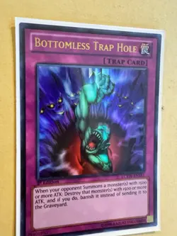 Yu-Gi-Oh! TCG Bottomless Trap Hole LCYW-EN181 1st Edition Ultra Rare - Image 3