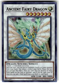 Ancient Fairy Dragon LCKC-EN070 1st Edition Ultra Rare Yugioh TCG NM - Image 1