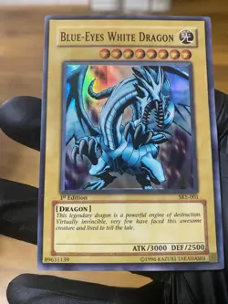 Yu-Gi-Oh! Konami Blue-Eyes White Dragon SKE 1st Edition Holo - Image 2
