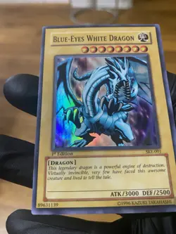 Yu-Gi-Oh! Konami Blue-Eyes White Dragon SKE 1st Edition Holo - Image 3