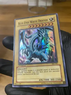 Yu-Gi-Oh! Konami Blue-Eyes White Dragon SKE 1st Edition Holo - Image 4