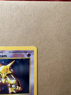 Alakazam 1/102 Shadowless Base Set 1999 Holo Rare Pokemon Card - LP - Image 5