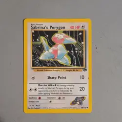 Pokemon TCG 10 Card Lot Gym Challenge Sabrina's Porygon Kadabra Blaine's Ponyta - Image 1