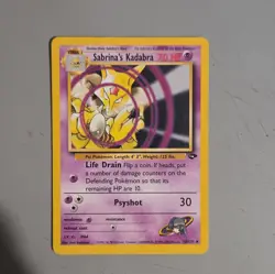 Pokemon TCG 10 Card Lot Gym Challenge Sabrina's Porygon Kadabra Blaine's Ponyta - Image 3