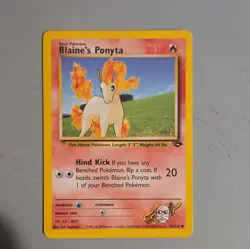 Pokemon TCG 10 Card Lot Gym Challenge Sabrina's Porygon Kadabra Blaine's Ponyta - Image 5