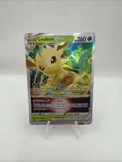 Pokemon Leafeon VSTAR SWSH Black Star Promos Holo Card SWSH195 - Image 1
