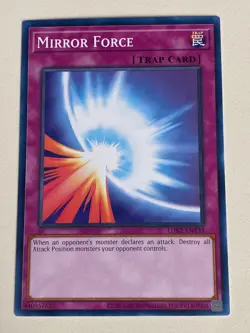 Yugioh - Mirror Force x 3 - LP - Plus Free Holographic Card - Image 3