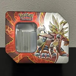 Entire tin with Pokemon Card Lot - Image 1
