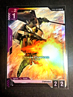 Gundam Card Game - Graze Custom C+ Holofoil ST05 - UNPLAYED - NM - Image 1