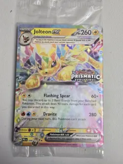 Pokemon Jolteon ex Prismatic Evolutions Stamp 030/131 Surprise Box SEALED (NM) - Image 1