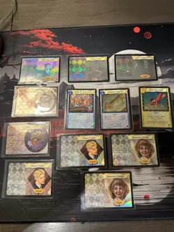 Harry Potter Trading Card Game Lot Of 12 Holo Cards, Harry Potter, Hermoine, + - Image 1