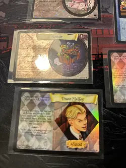 Harry Potter Trading Card Game Lot Of 12 Holo Cards, Harry Potter, Hermoine, + - Image 5