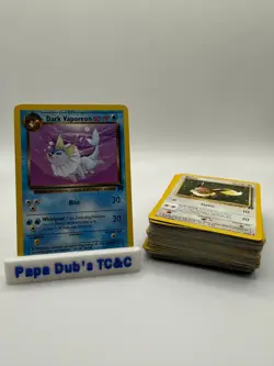 Vintage Pokemon Team Rocket 80+ Card Lot Dark Charmeleon Vaporeon MP-LP - Image 3