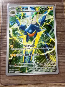 Pokemon TCG Vikavolt 230/217 Rare Holo Stage 2 Lightning Type Card EN 2026 - Image 1