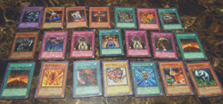 LOT#3 Lot of 21 Mixed Yu-Gi-Oh Cards 1996 vintage - Image 1